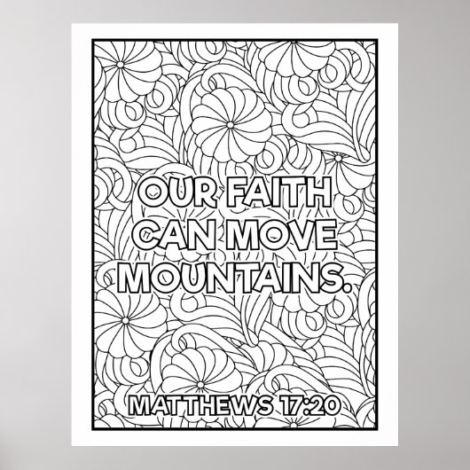 Poster Écriture Couleur moi Jolie (Devant)