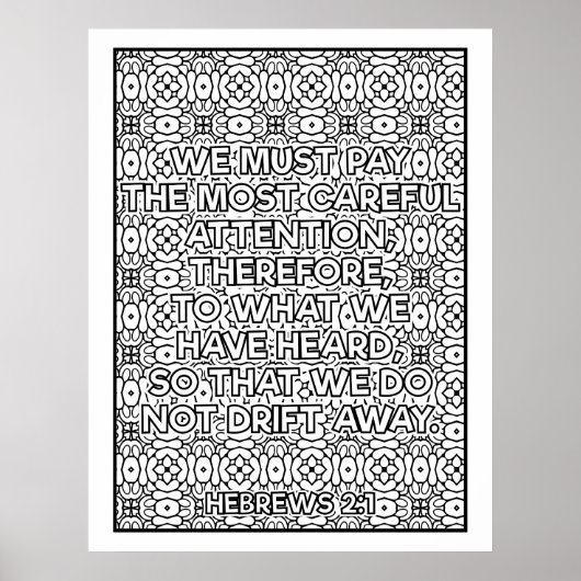 Poster Écriture Couleur moi Jolie (Devant)