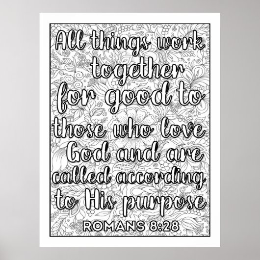 Poster Écriture Couleur moi Jolie (Devant)