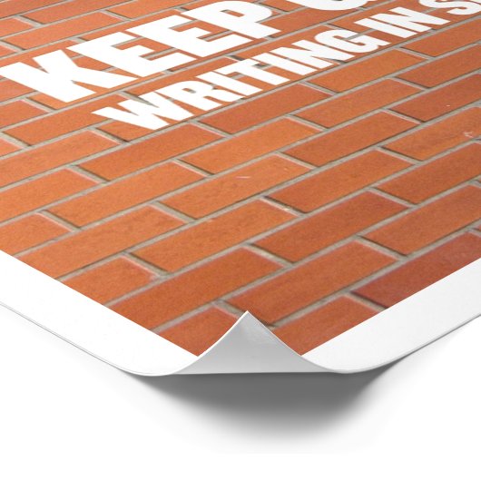 Poster Écriture dans la session (Coin)