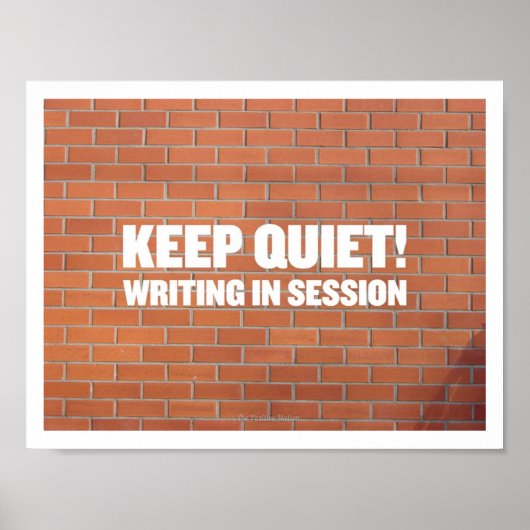 Poster Écriture dans la session (Devant)