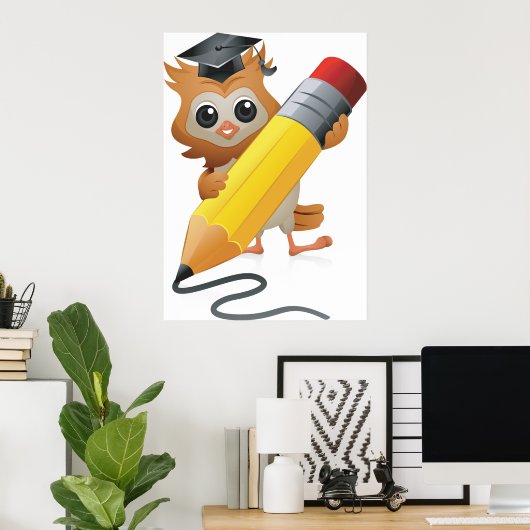 Poster Écriture de hibl (Bureau à domicile)