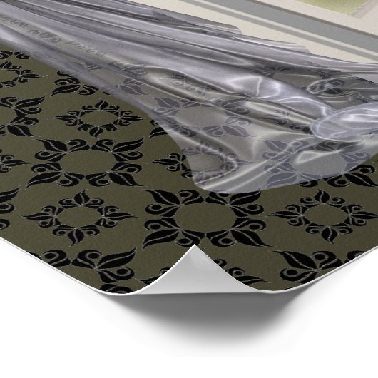 Poster Écriture de prière du matin (Coin)