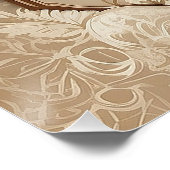 Poster Écriture de résurrection, Jean 11-25, 26 (Coin)