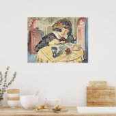 Poster Ecriture fille (Sonia Gramatte) par Walter Gramatt (Cuisine)