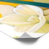 Poster Écriture florale 1 Pierre 5:7 (Coin)