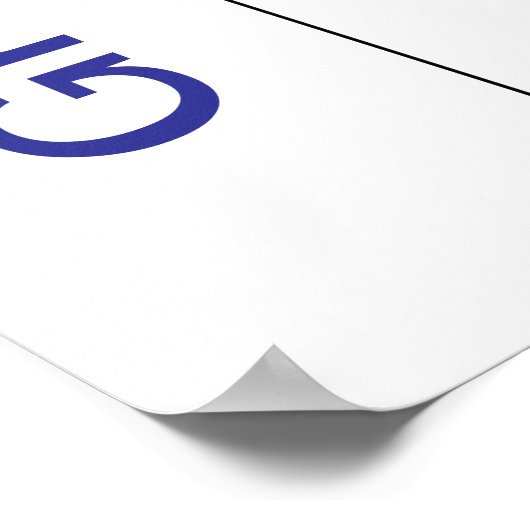 Poster Écriture grecque ancienne | Alphabet grec vertical (Coin)