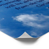 Poster Écriture Inspirante Angel Dans Les Nuages, Romains (Coin)