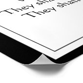 Poster Écriture Motivationnelle Attente sur l'aigle Seign (Coin)