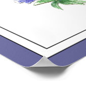 Poster Écriture Psaume 61:2 Encourageant Aquarelle Animal (Coin)