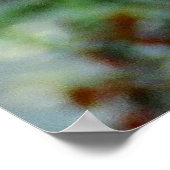 Poster Écriture rose Florale Verse Inspiration (Coin)