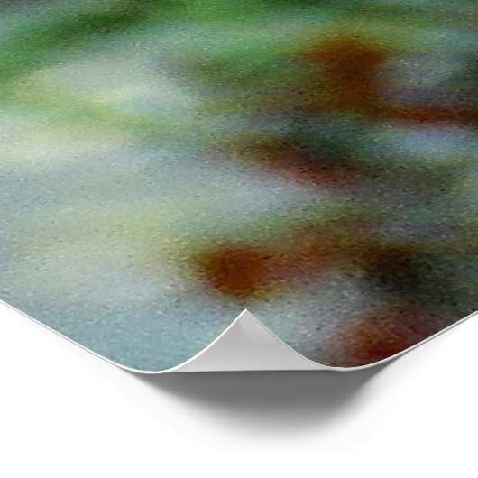 Poster Écriture rose Florale Verse Inspiration (Coin)