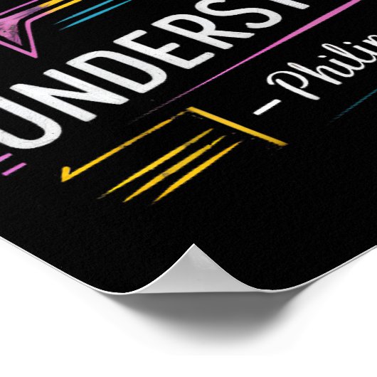 Poster Écriture Sacrée Décorée (Coin)