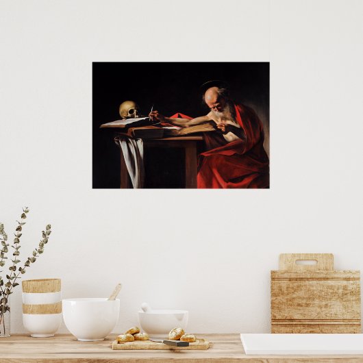 Poster Écriture Saint Jérôme (Cuisine)