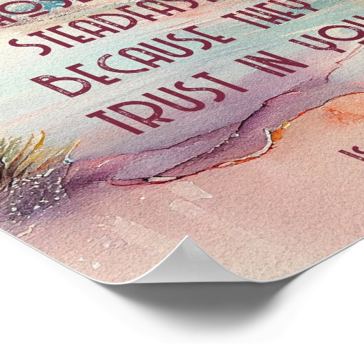 Poster Écriture sur la paix (Coin)