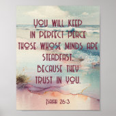 Poster Écriture sur la paix (Devant)