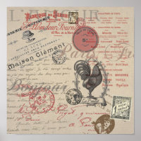 Écriture vintage de français Paris Typographie de
