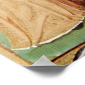 Poster Écriture virale dans un champ de moutons et de chè (Coin)