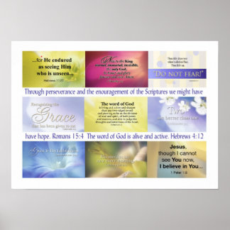 Poster Écritures d'affiche du panneau