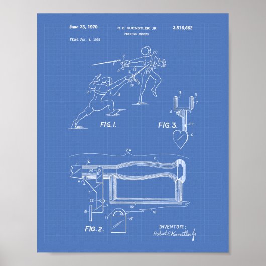 Poster Écritures de clôture 1970 Plan directeur de l'art (Devant)