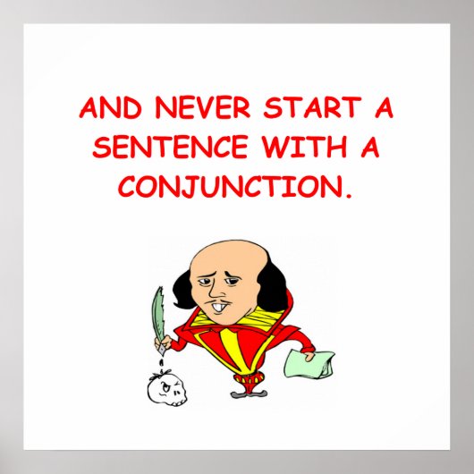 Poster écrivain (Devant)