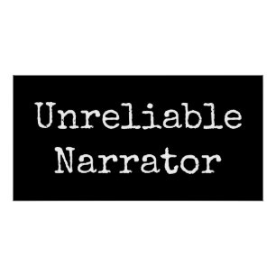 Poster Écrivain - Narrateur peu fiable I