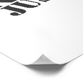 Poster Écrivain : Pas fou juste à réécrire (Coin)