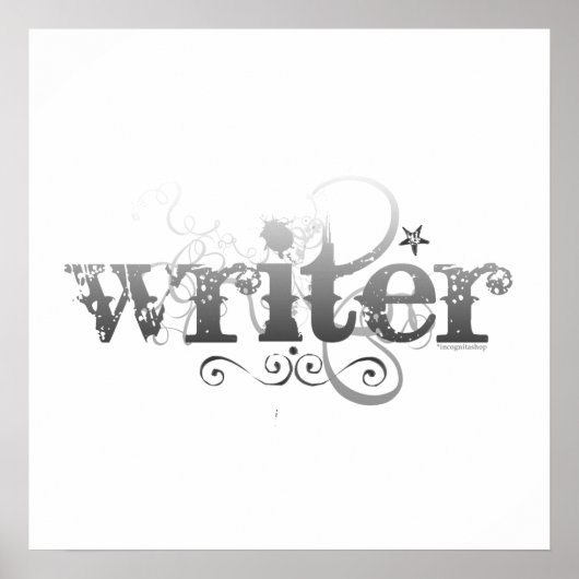 Poster Écrivain urbain (Devant)