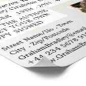 Poster Écrivains de carnet et de crayon Livre Signer Publ (Coin)