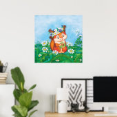 Poster Écureuil (Bureau à domicile)