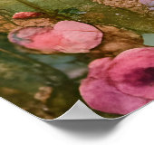 Poster Écureuil avec robe rose et un verre (Coin)