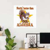 Poster Écureuil d'Algebra (Bureau à domicile)