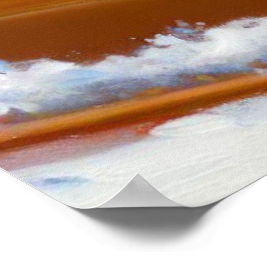 Poster Écureuil Dans Un Drapeau (Coin)