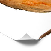 Poster Écureuil d'aquarelle drôle sur une branche avec de (Coin)