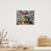 Poster Écureuil de Noël (Cuisine)