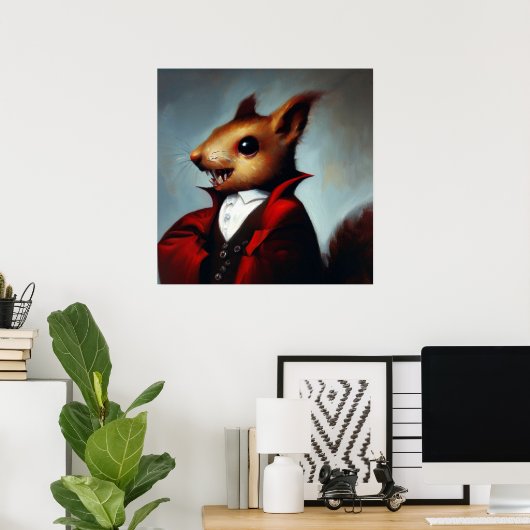 Poster Écureuil Dracula (Bureau à domicile)