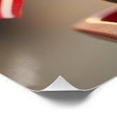 Poster Écureuil patriotique (Coin)