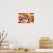 Poster Écureuil Portrait d'animal sauvage aimant (Cuisine)
