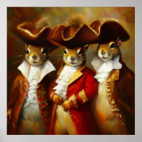 Écureuil trois mousquetaires