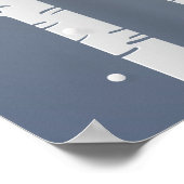 Poster Écureuils rouges Cyprès blancs Papercut (Coin)