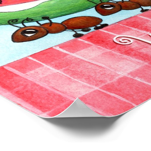 Poster Écuve de pastèque (Coin)