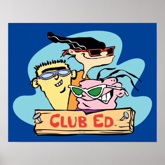 Poster Ed, Edd, n Eddy - Club Ed (Devant)