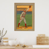 Poster Ed Konetchy Cardinals Baseball 1911 (Cuisine)