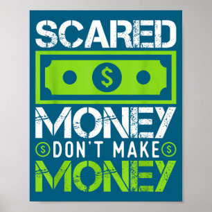 Poster Ed L'argent Ne Fait Pas D'argent Dollar Espèces Gr