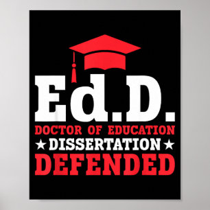 Poster Edd docteur en éducation dissertation soutenue edd