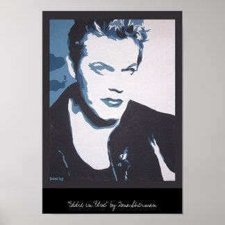 Poster Eddie en bleu