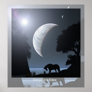 Poster Eden de Unicorne