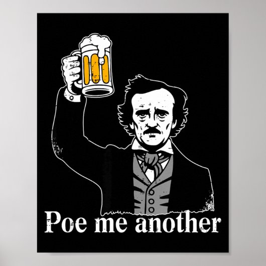 Poster Edgar Allan E Me Another Raven Nevermore Gothic Gi (Devant)