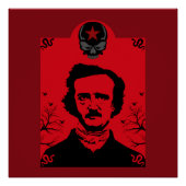 Poster Edgar Allan Poe Black Raven (Devant)