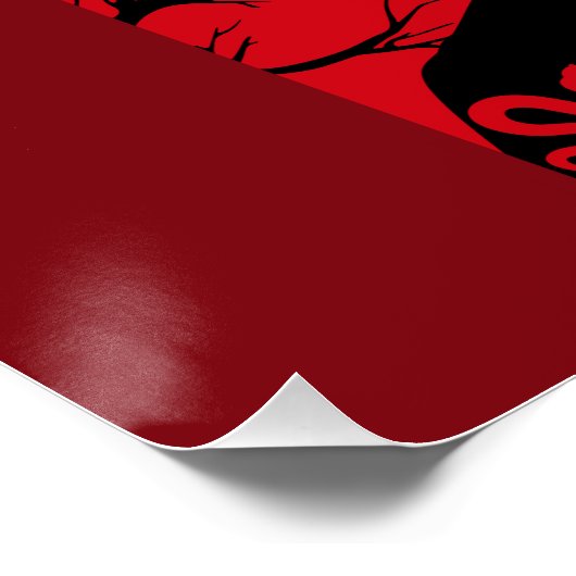 Poster Edgar Allan Poe Black Raven (Coin)